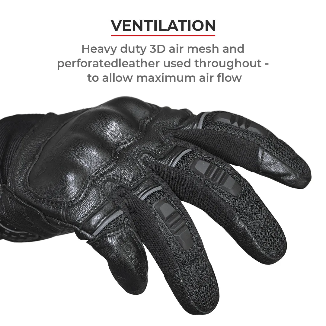 VIATERRA HOLESHOT – SHORT MOTORCYCLE RIDING GLOVES FOR WOMEN