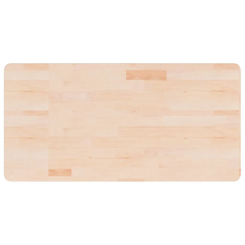 vidaXL Bathroom Countertop 100x50x1.5 cm Untreated Solid Wood