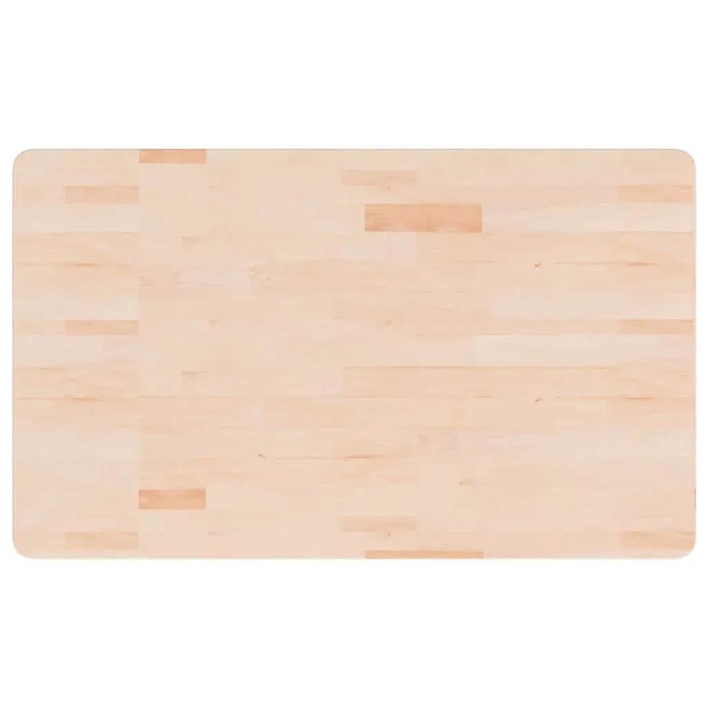 vidaXL Bathroom Countertop 100x60x2.5 cm Untreated Solid Wood