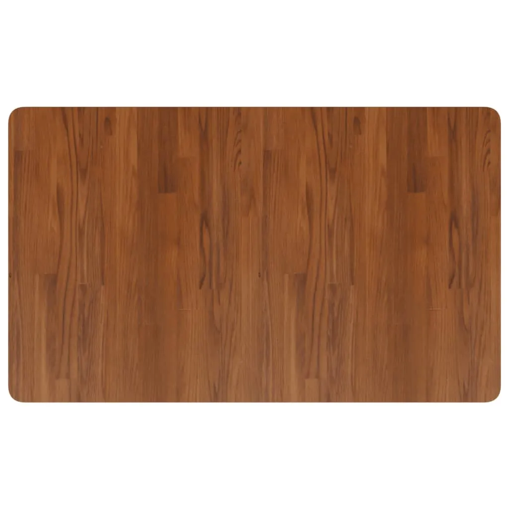 vidaXL Bathroom Countertop Dark Brown 100x60x2.5cm Treated Solid Wood