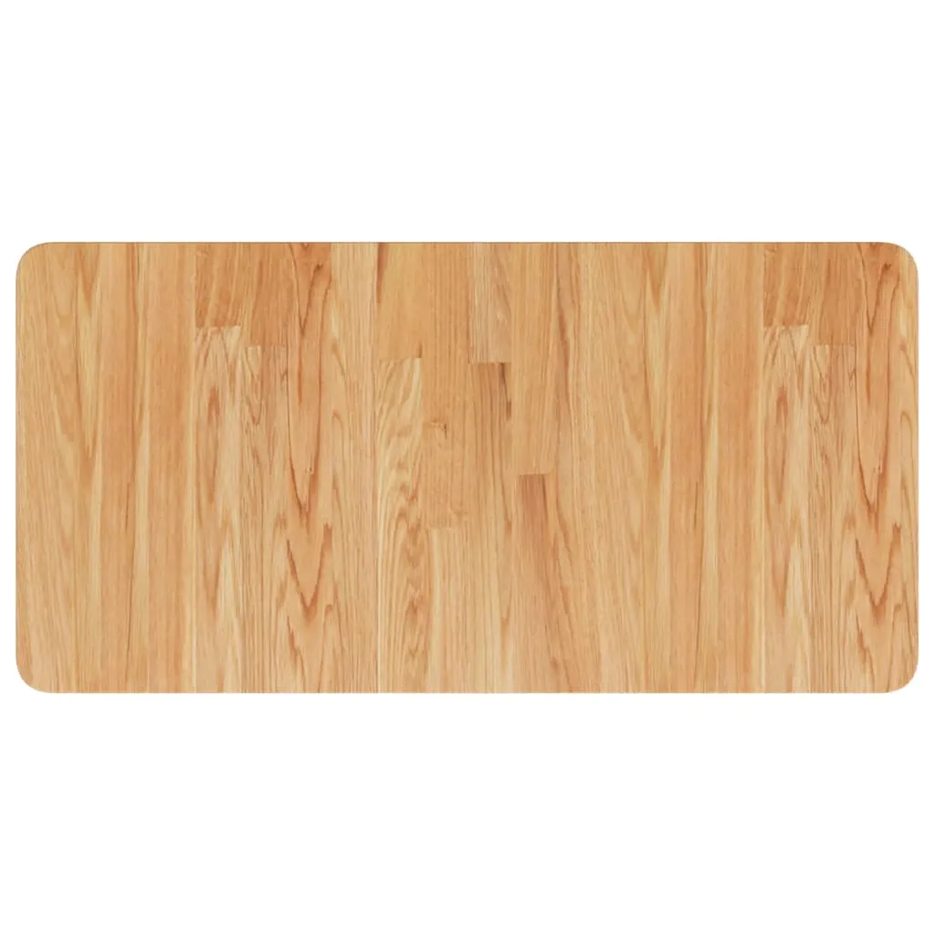 vidaXL Bathroom Countertop Light Brown 80x40x2.5cm Treated Solid Wood