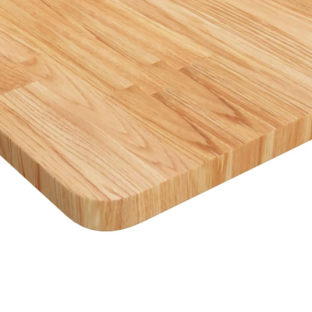 vidaXL Bathroom Countertop Light Brown 80x40x2.5cm Treated Solid Wood