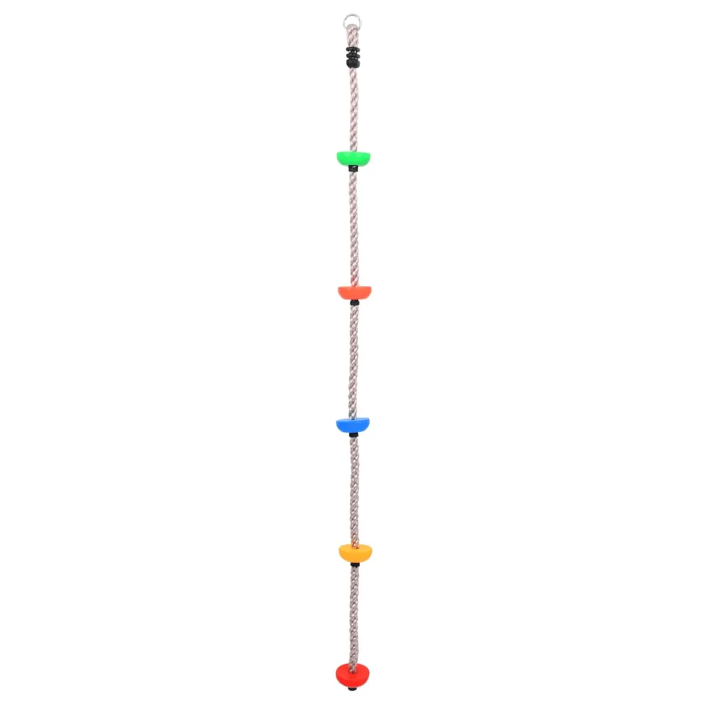 vidaXL Climbing Rope with Platforms 200 cm