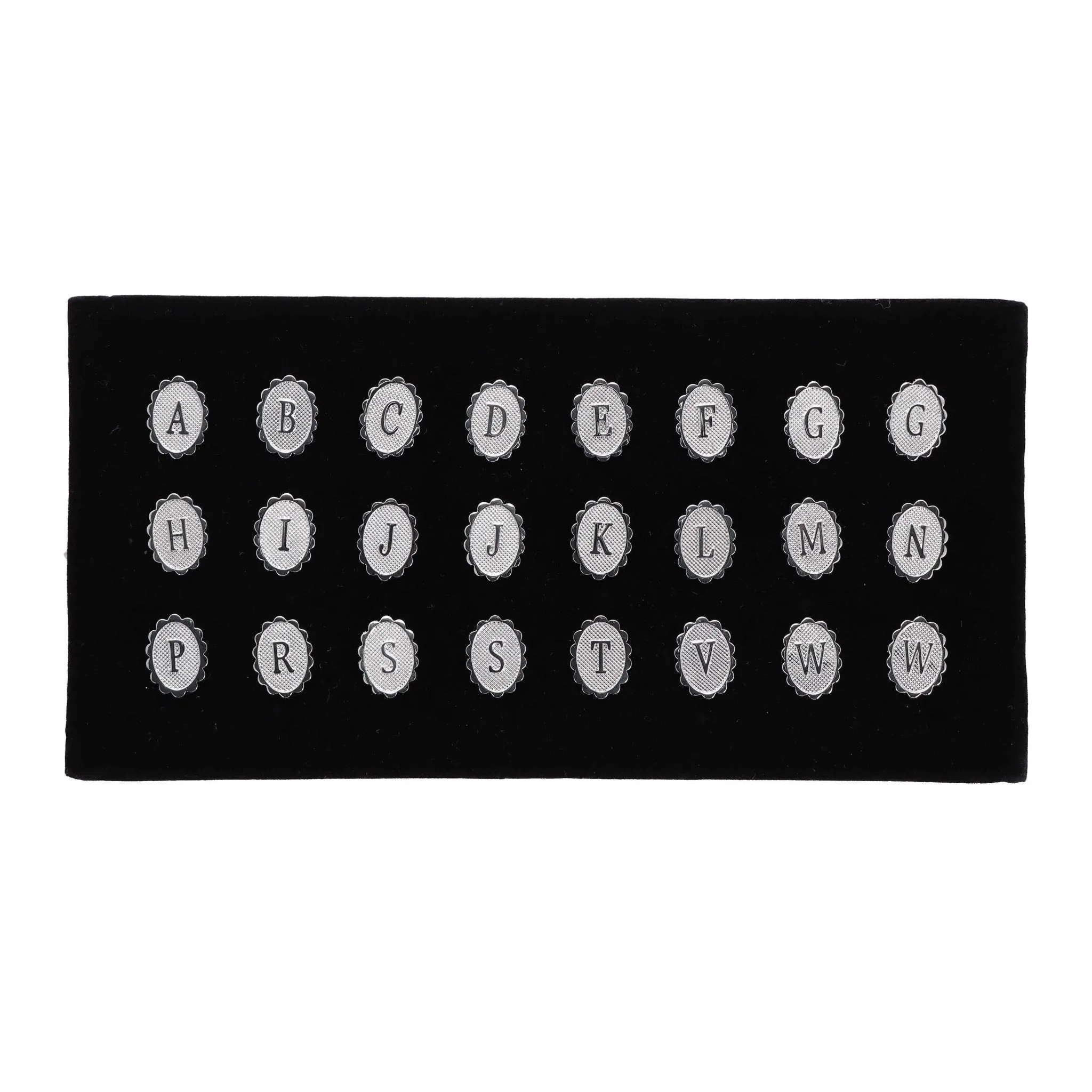 Vittorio Vico Men's Tie Tacks on Presentation Board: 24 Pack