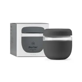 W & P design: Seal Tight Glass Bowl 480ml - Charcoal
