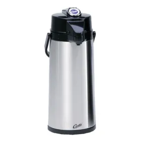 Wilbur Curtis 2.2L Stainless Steel Coffee Airpot w/ Lever Handle