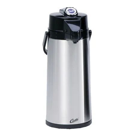 Wilbur Curtis 2.2L Stainless Steel Coffee Airpot w/ Lever Handle