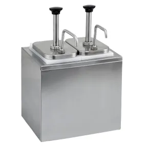 Winco PKTS-2D Condiment Dispenser Pump-Style - set