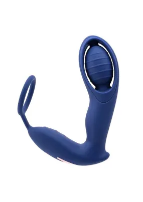 Zero Tolerance Extra Mile Rechargeable Silicone C-Ring Double Motor Vibrator with Remote Control